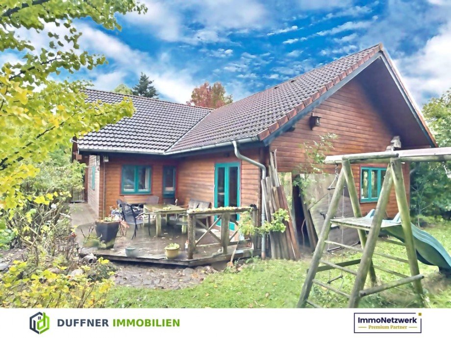Gartenansicht Einfamilienhaus Wensin