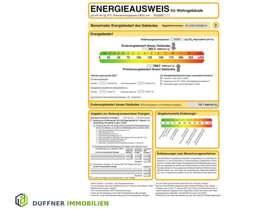 Energieausweis Krummwisch Einfamilienhaus Krummwisch