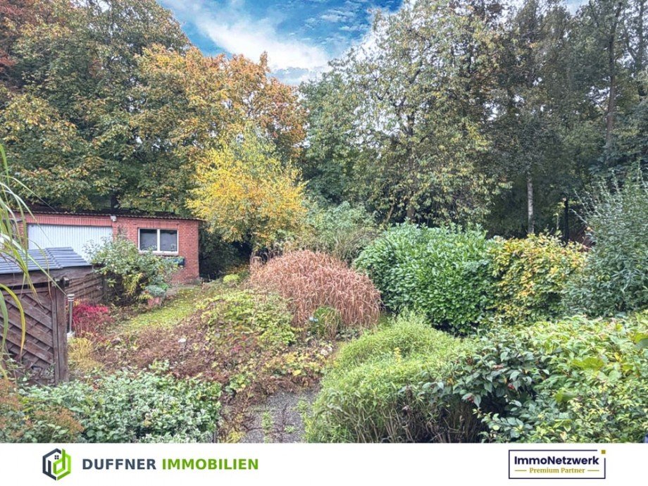 Gartenblick Einfamilienhaus Kiel
