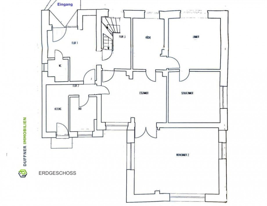 Grundriss EG Einfamilienhaus Rendsburg