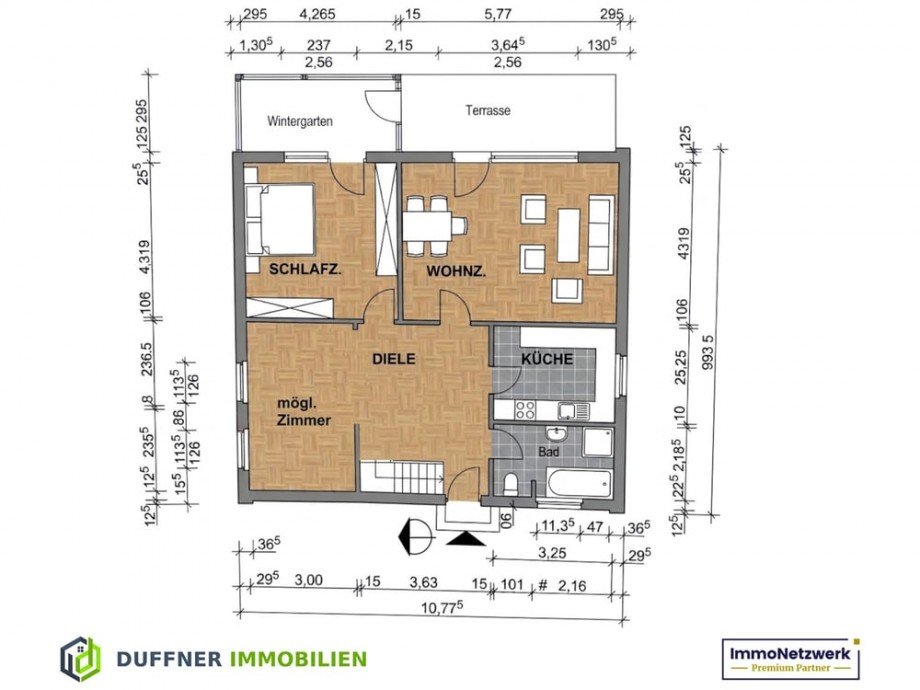 Grundriss EG Einfamilienhaus Kiel