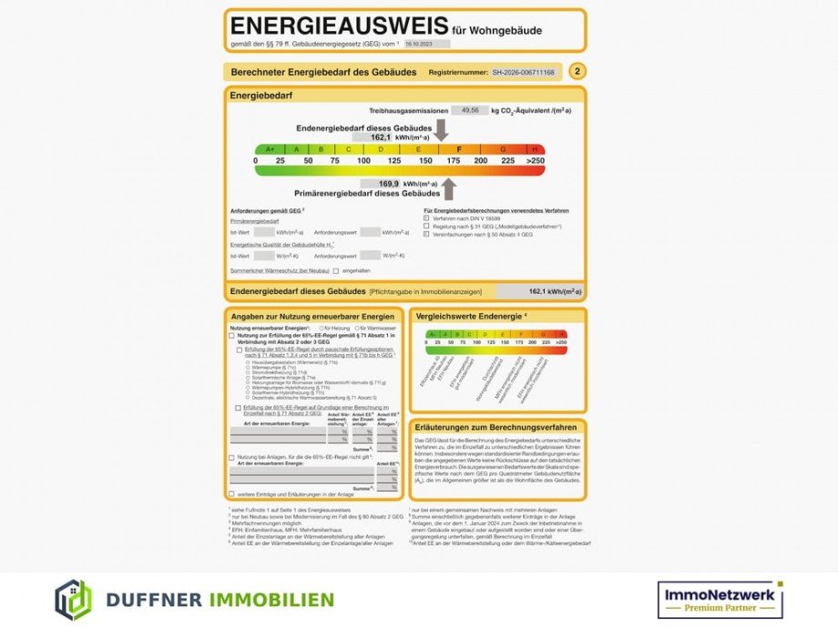Energieausweis Einfamilienhaus Kiel