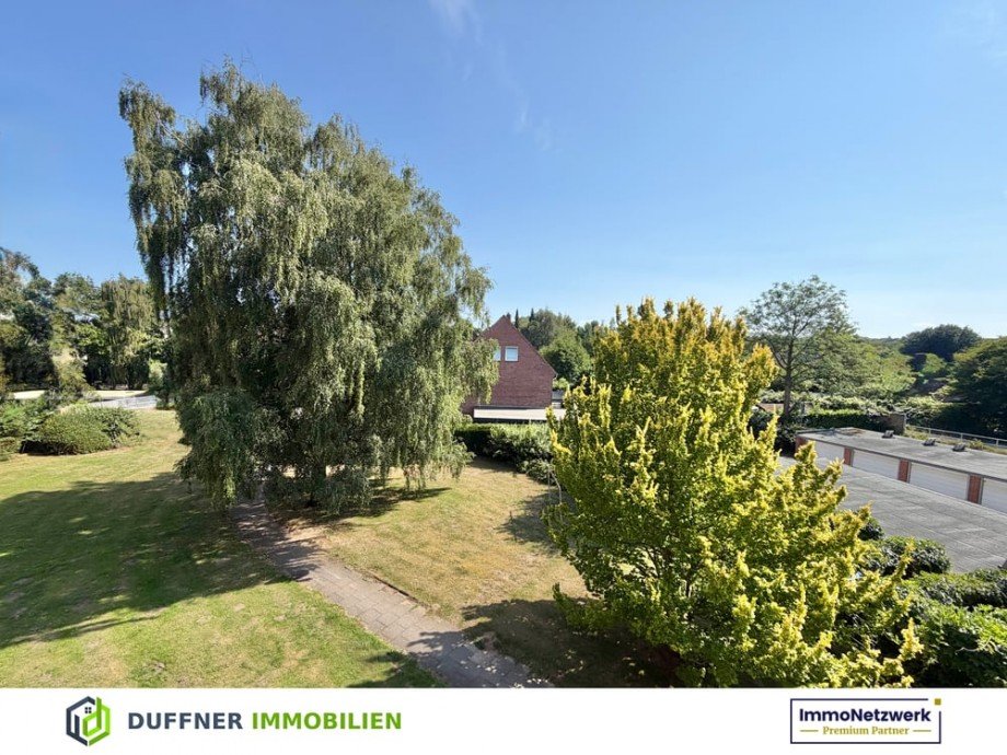 Blick vom Balkon Etagenwohnung Kronshagen