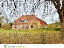 Aussenansicht VERKAUFT Resthof auf 7000 qm mit sehr gro�er Scheune und Entwicklungspotenzial in Thaden