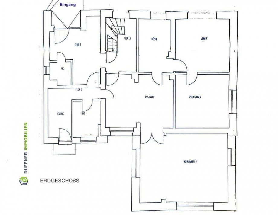 Grundriss EG Einfamilienhaus Rendsburg