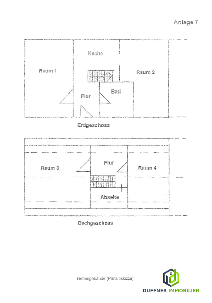 SE 3 Nebenhaus - EG und DG 2E Wohn- / Gesch�ftshaus Selent