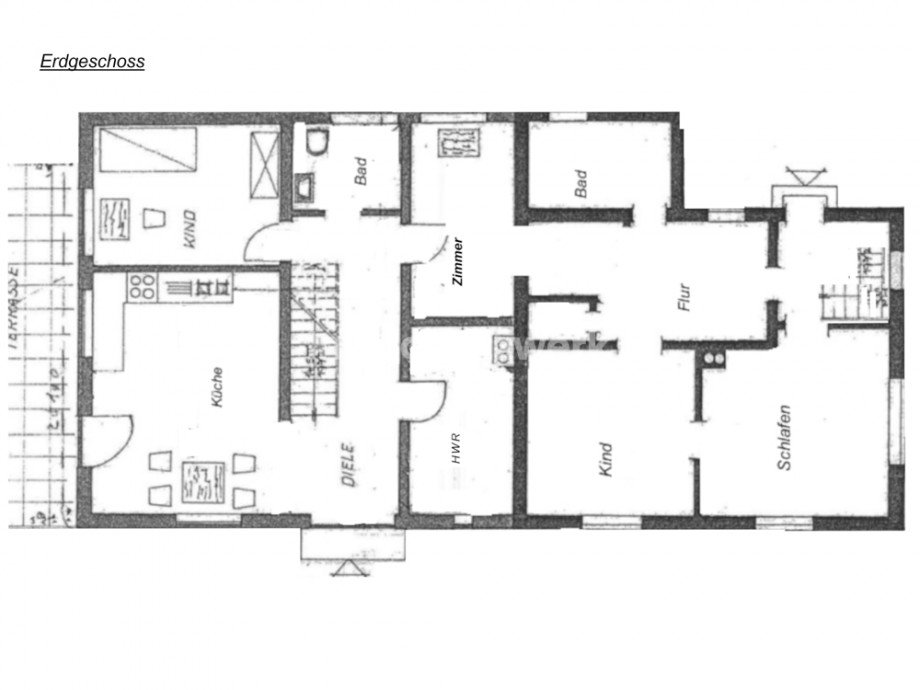 Grundriss EG Einfamilienhaus Kiel
