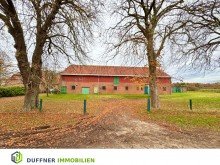 Aussenansicht VERKAUFT Resthof auf 7000 qm mit sehr gro�er Scheune und Entwicklungspotenzial in Thaden