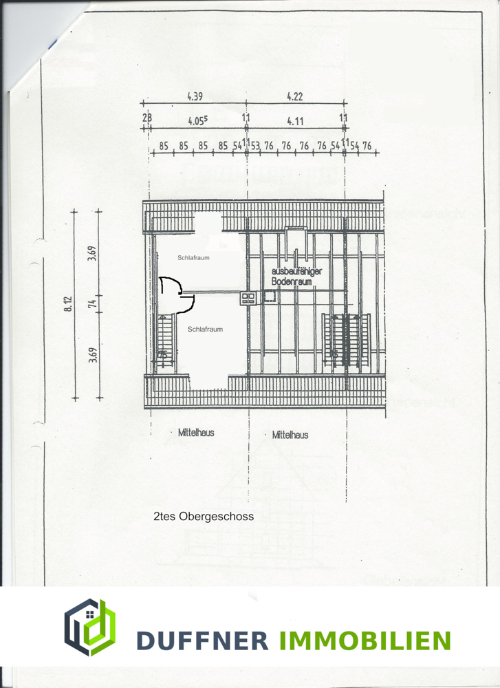Grundriss 2OG Einfamilienhaus Kiel