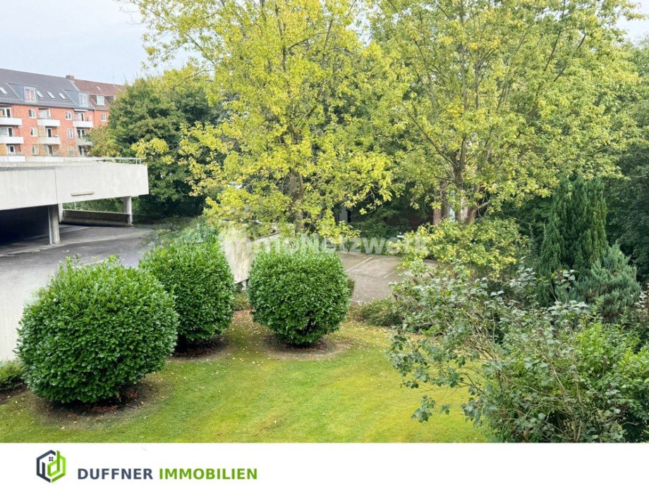 Blick Innenhof Etagenwohnung Kiel