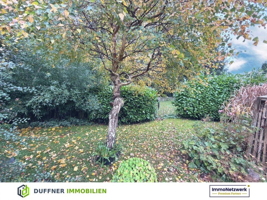 Gartenblick Einfamilienhaus Kiel