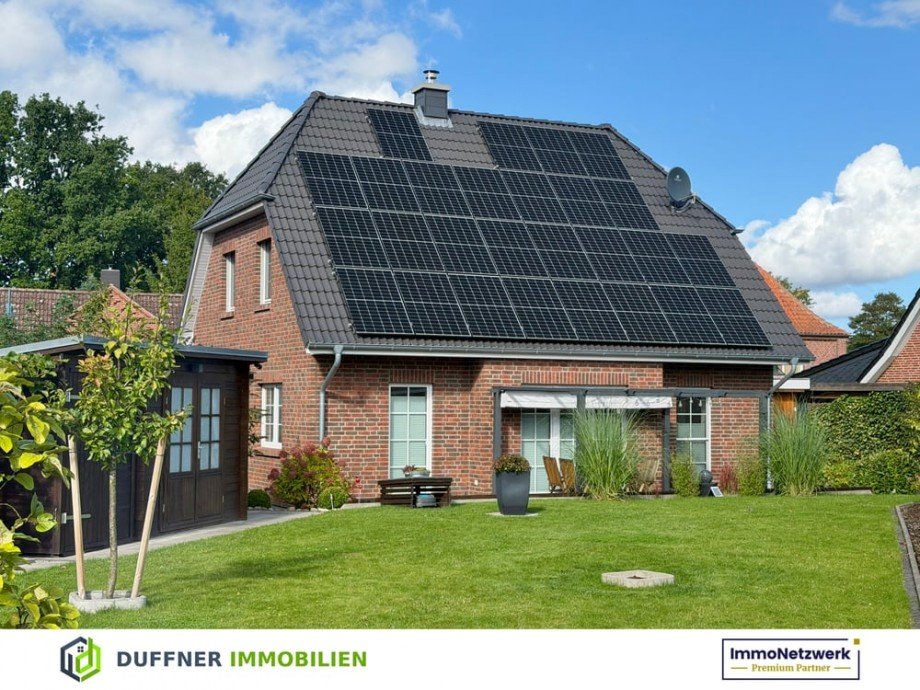 Gartenansicht Einfamilienhaus Achterwehr