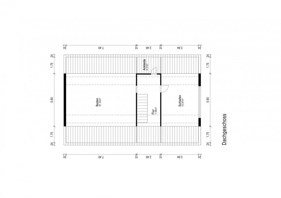 Grundriss Dachgeschoss Einfamilienhaus Bad Schmiedeberg