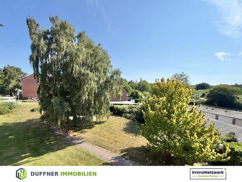Blick vom Balkon Etagenwohnung Kronshagen