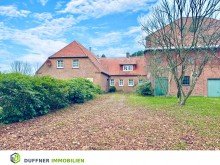 Aussenansicht VERKAUFT Resthof auf 7000 qm mit sehr gro�er Scheune und Entwicklungspotenzial in Thaden