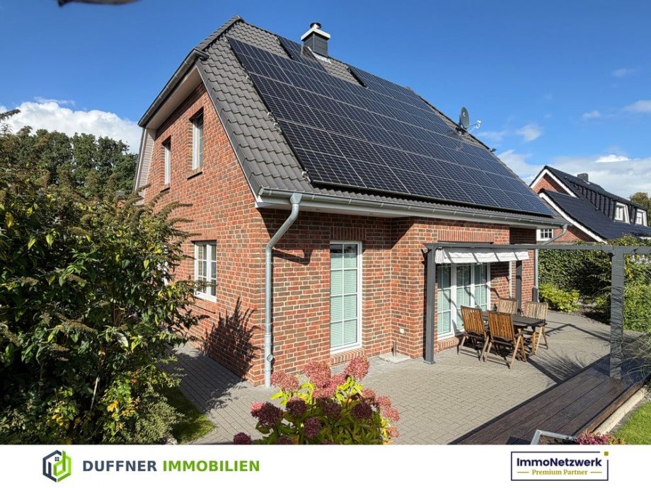 Gartenansicht Einfamilienhaus Achterwehr